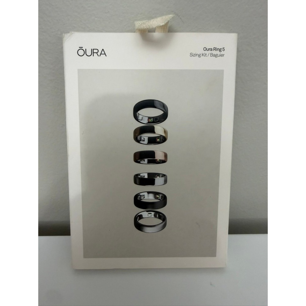 Oura Ring Sizing Kit Gen 4 Unisex OS White Official Fit Tool NEW NWT